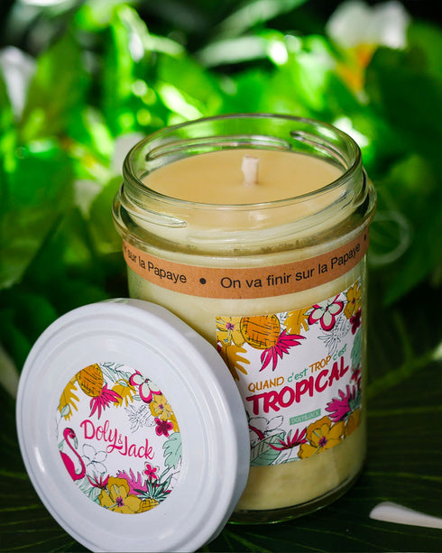 Bougie On va finir sur la Papaye